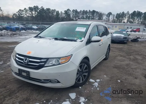 2014 Honda Odyssey Touring/Touring Elite z USA, uszkodzony, nr VIN 5FNRL5H92EB018703
